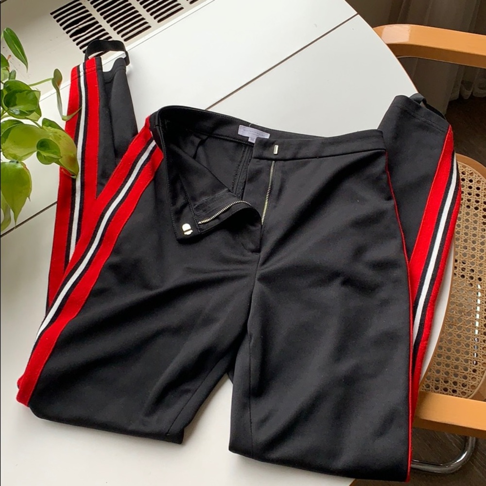 High Waisted Stripe Pants